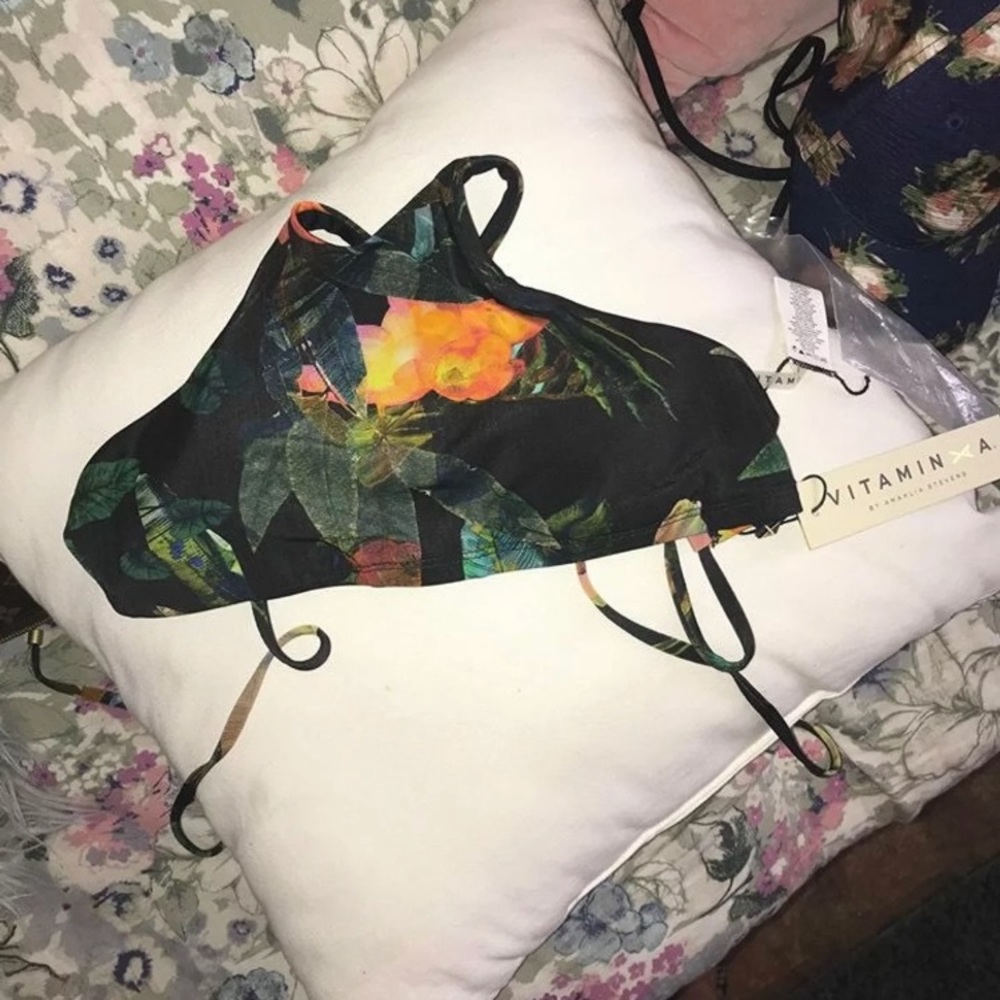 Vitamin A swim top, NWT